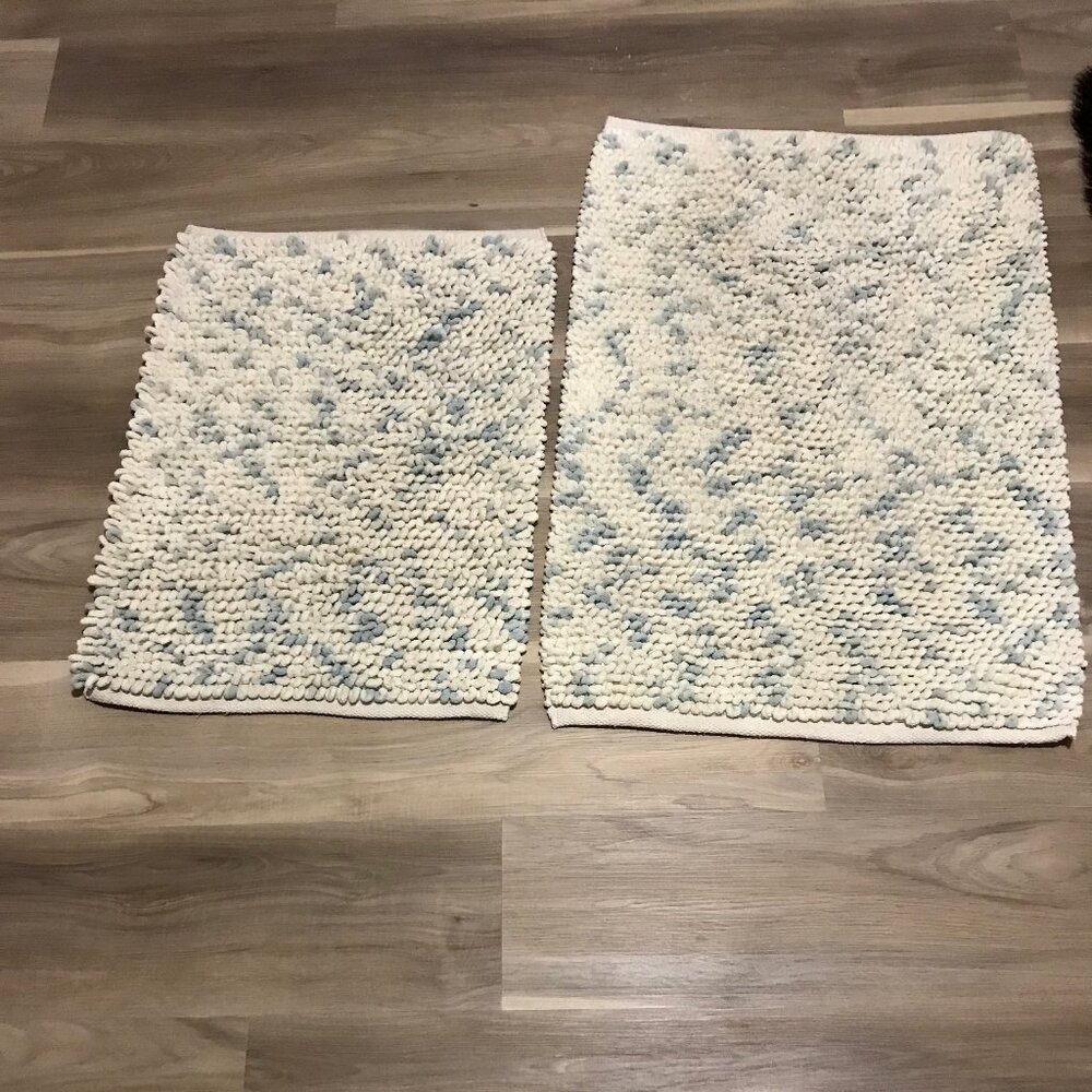 Chenille Looped Bath Rugs Set Of 2